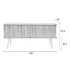 Walnoot tv-dressoir - Zuiver Barbier Walnut