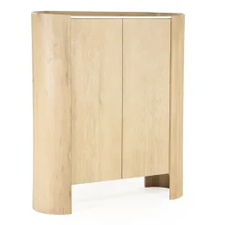 Wandkast eiken met wit marmer - Eleonora Don