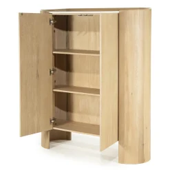 Wandkast eiken met wit marmer - Eleonora Don