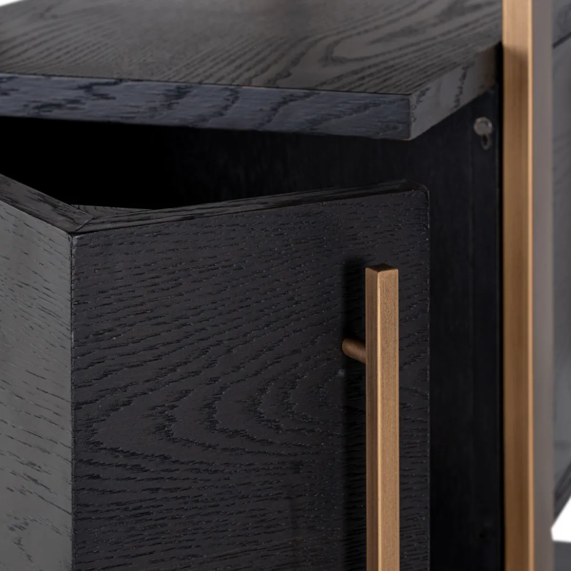 Wandkast hout en goud - Richmond Interiors Cambon