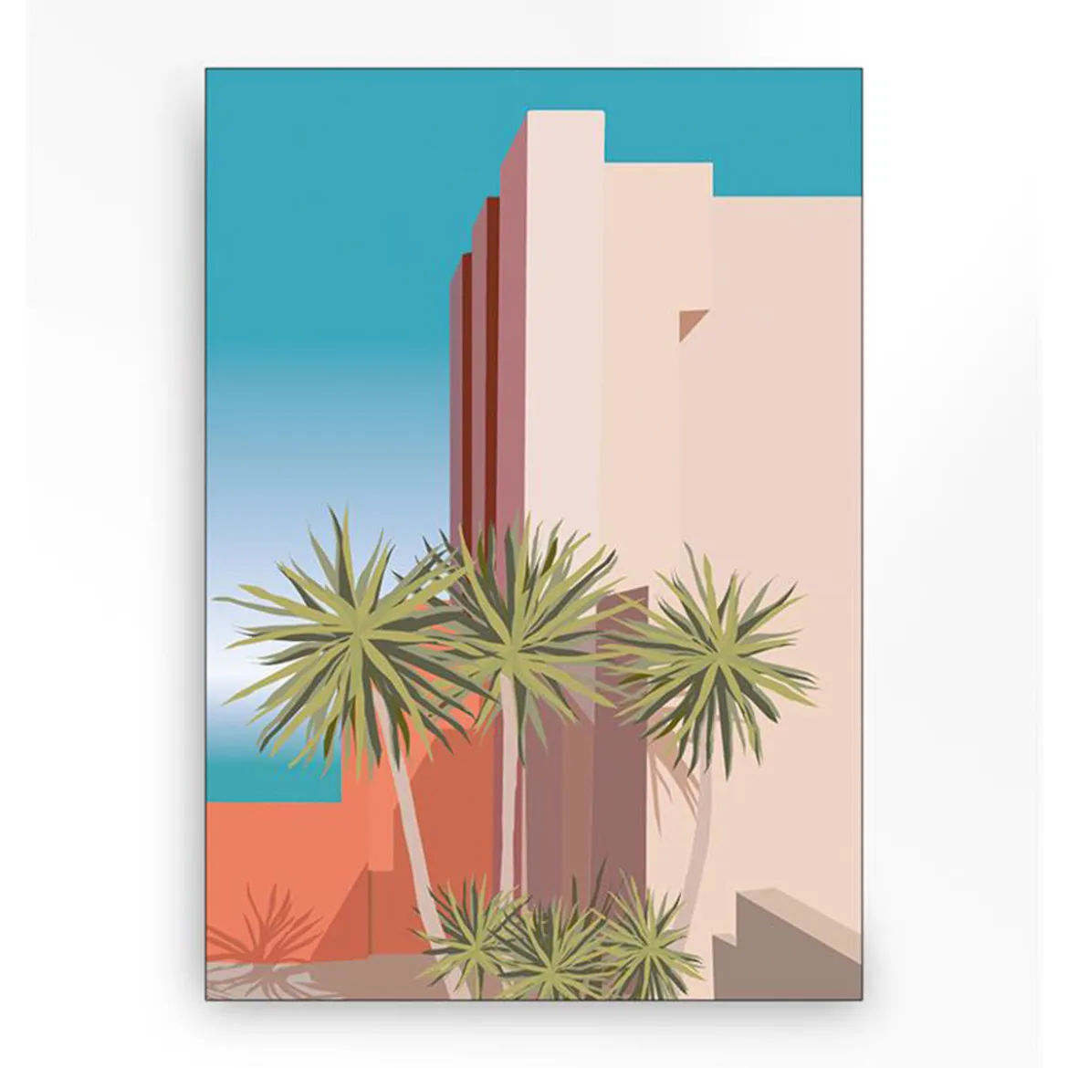 Wandkleed in frame - Urban Cotton Tropical Place