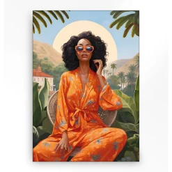Wandkleed in frame - Urban Cotton Mia