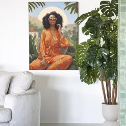 Wandkleed in frame - Urban Cotton Mia