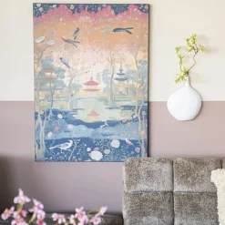 Wandkleed in frame - Urban Cotton Oriental Night