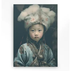Wandkleed in frame - Urban Cotton Traditional Child 2