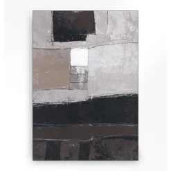 Wandkleed in frame - Urban Cotton Abstract 4