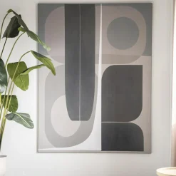 Wandkleed in frame - Urban Cotton Delicate