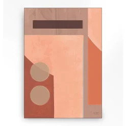 Wandkleed in frame - Urban Cotton Monolithic