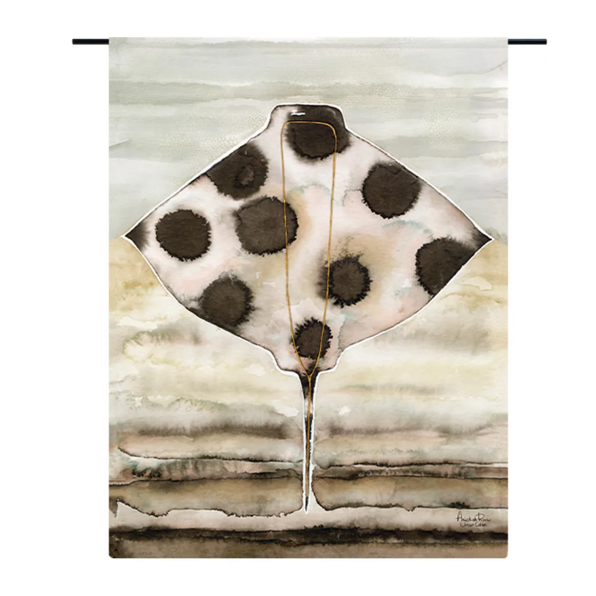 Wandkleed - Urban Cotton Eagle Ray