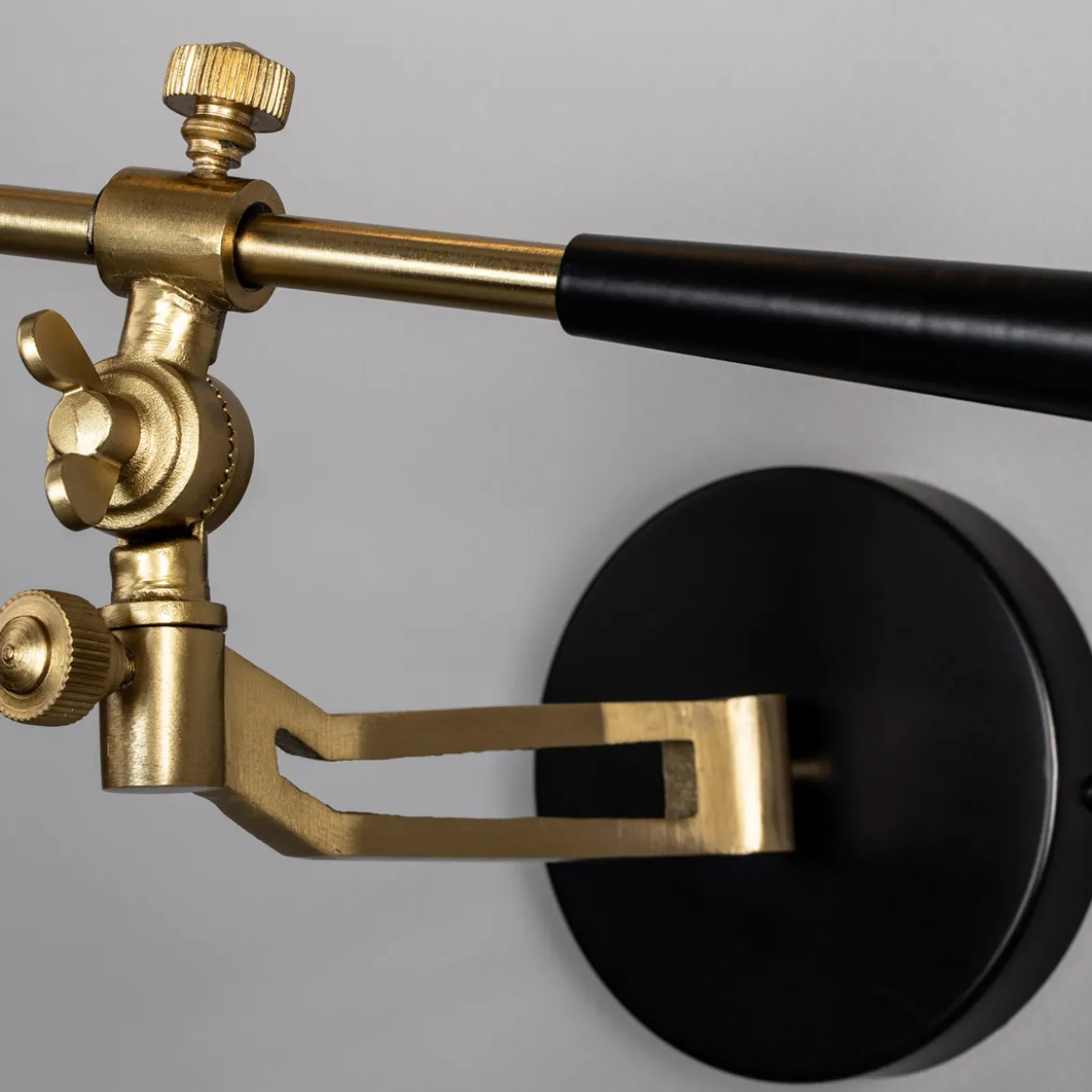 Wandlamp goud en zwart - Dutchbone Penelope