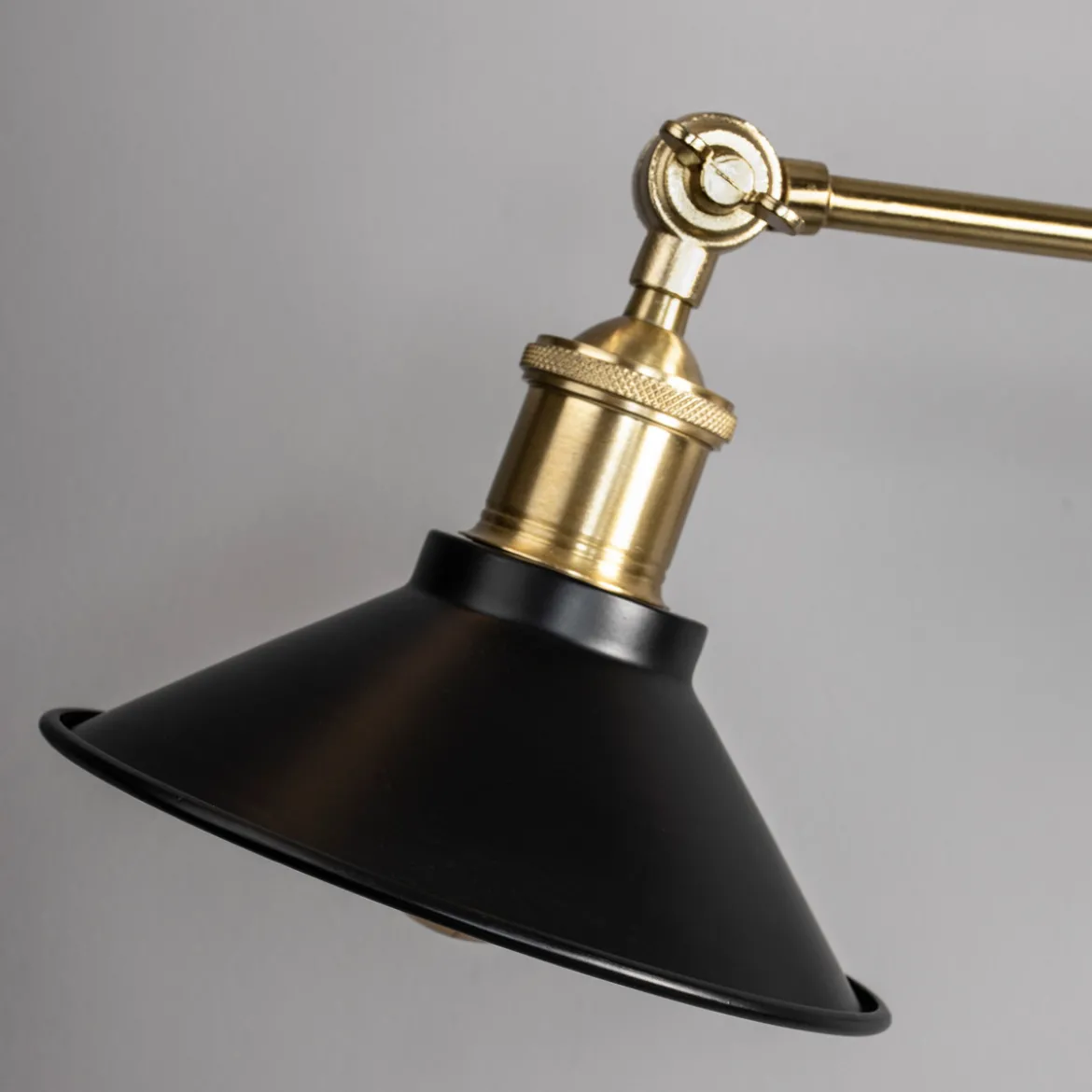 Wandlamp goud en zwart - Dutchbone Penelope
