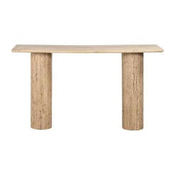 Wandtafel beige travertin marmer - Richmond Interiors Hampton