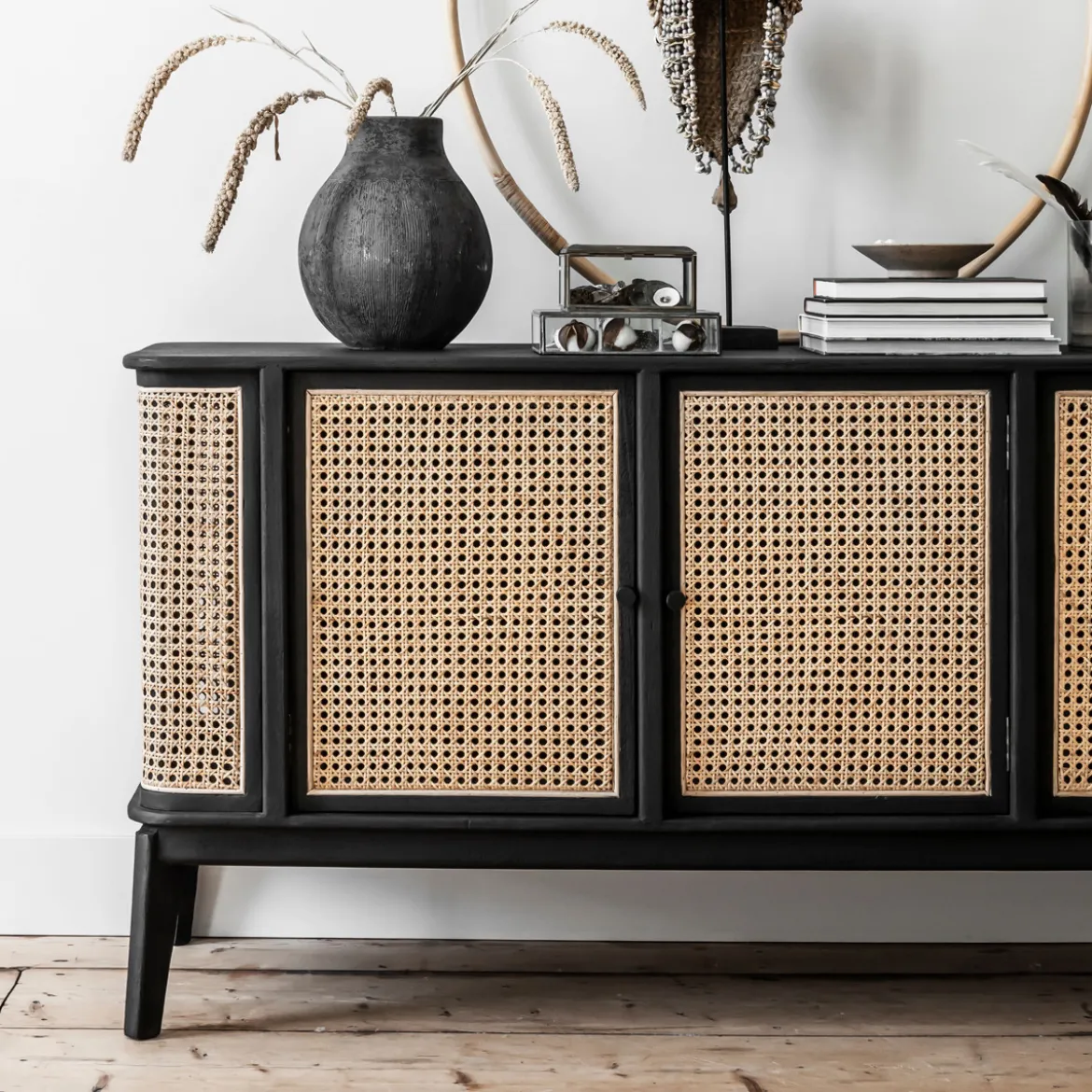 Webbing dressoir ronde hoeken 213 cm - Must Living Raffles