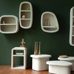 Wit nachtkastje wabi sabi - Dutchbone Veda Bed