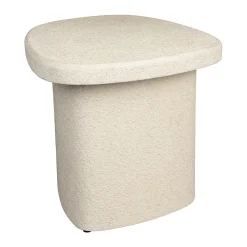 Witte bijzettafel organisch - Dutchbone Veda High