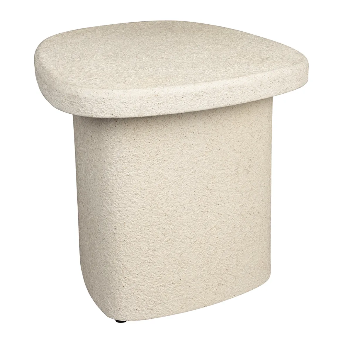 Witte bijzettafel organisch - Dutchbone Veda High