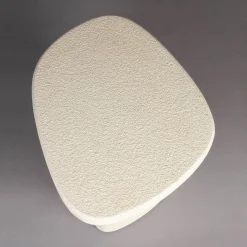Witte bijzettafel organisch - Dutchbone Veda High