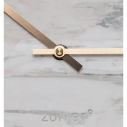 Witte klok van marmer - Zuiver Marble Time