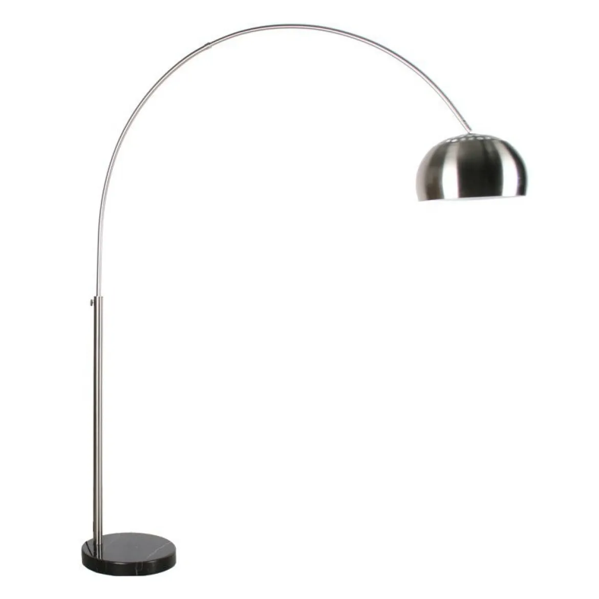 Zilveren minimalistische booglamp - Lavis Metal Bow