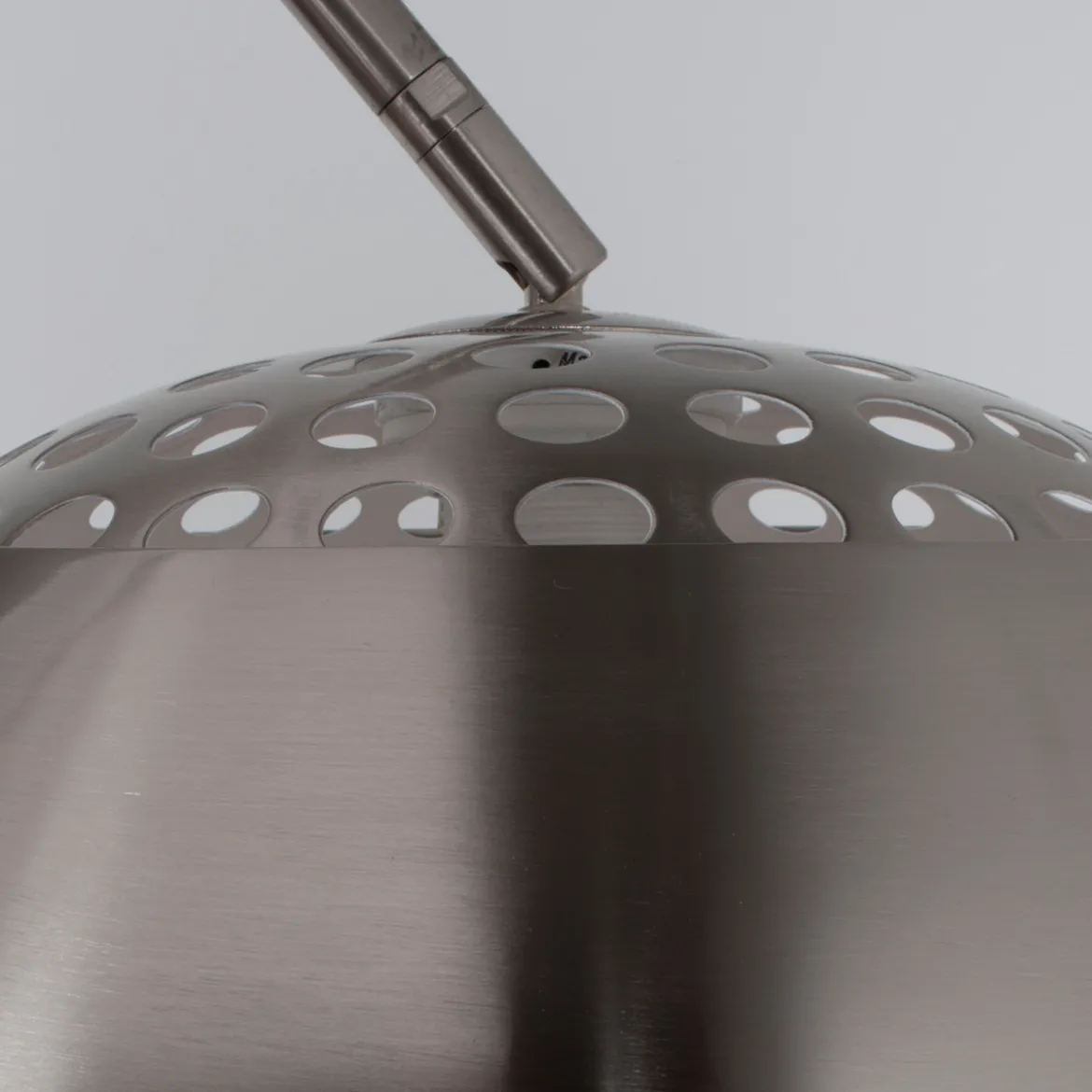 Zilveren minimalistische booglamp - Lavis Metal Bow