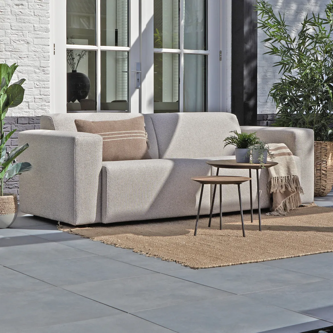 2-zits buiten bank all-weather - Bodio Fendi