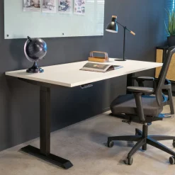 Zit sta bureau elektrisch zwart - Bodio Aspa