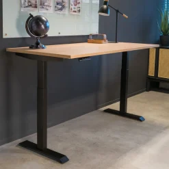 Zit sta bureau elektrisch zwart - Bodio Aspa