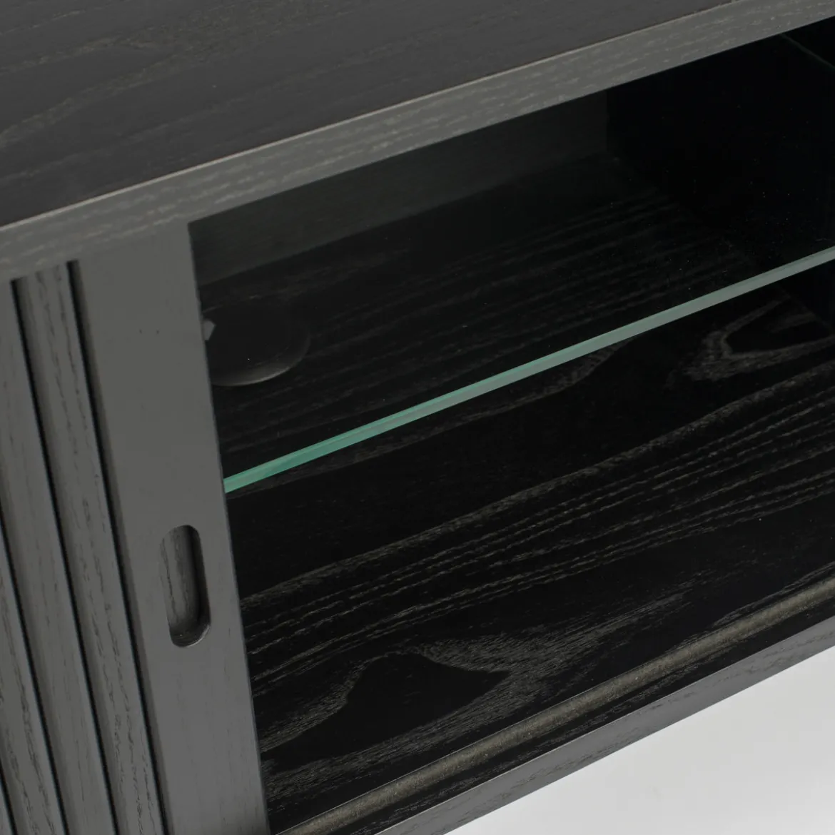 Zwart design tv-dressoir - Zuiver Barbier Black
