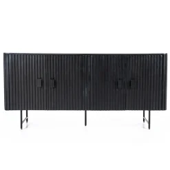 Zwart dressoir met ronde hoeken - Eleonora Remi