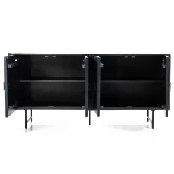 Zwart dressoir met ronde hoeken - Eleonora Remi
