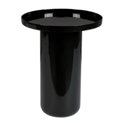 Zwarte design bijzettafel - Zuiver Shiny Bomb