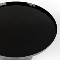 Zwarte design salontafel rond - Zuiver Shiny Bomb