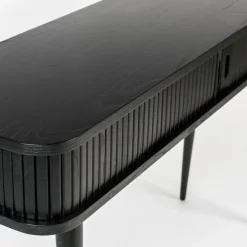 Zwarte design sidetable - Zuiver Barbier Black