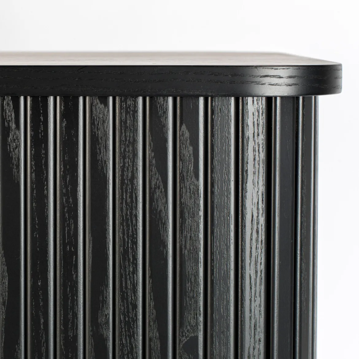 Zwarte design wandkast - Zuiver Barbier Black