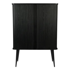 Zwarte design wandkast - Zuiver Barbier Black
