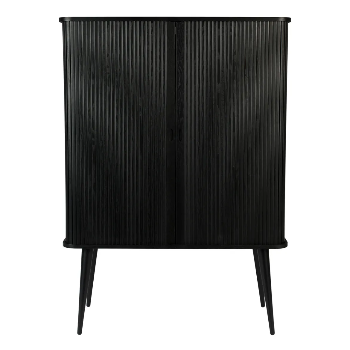 Zwarte design wandkast - Zuiver Barbier Black