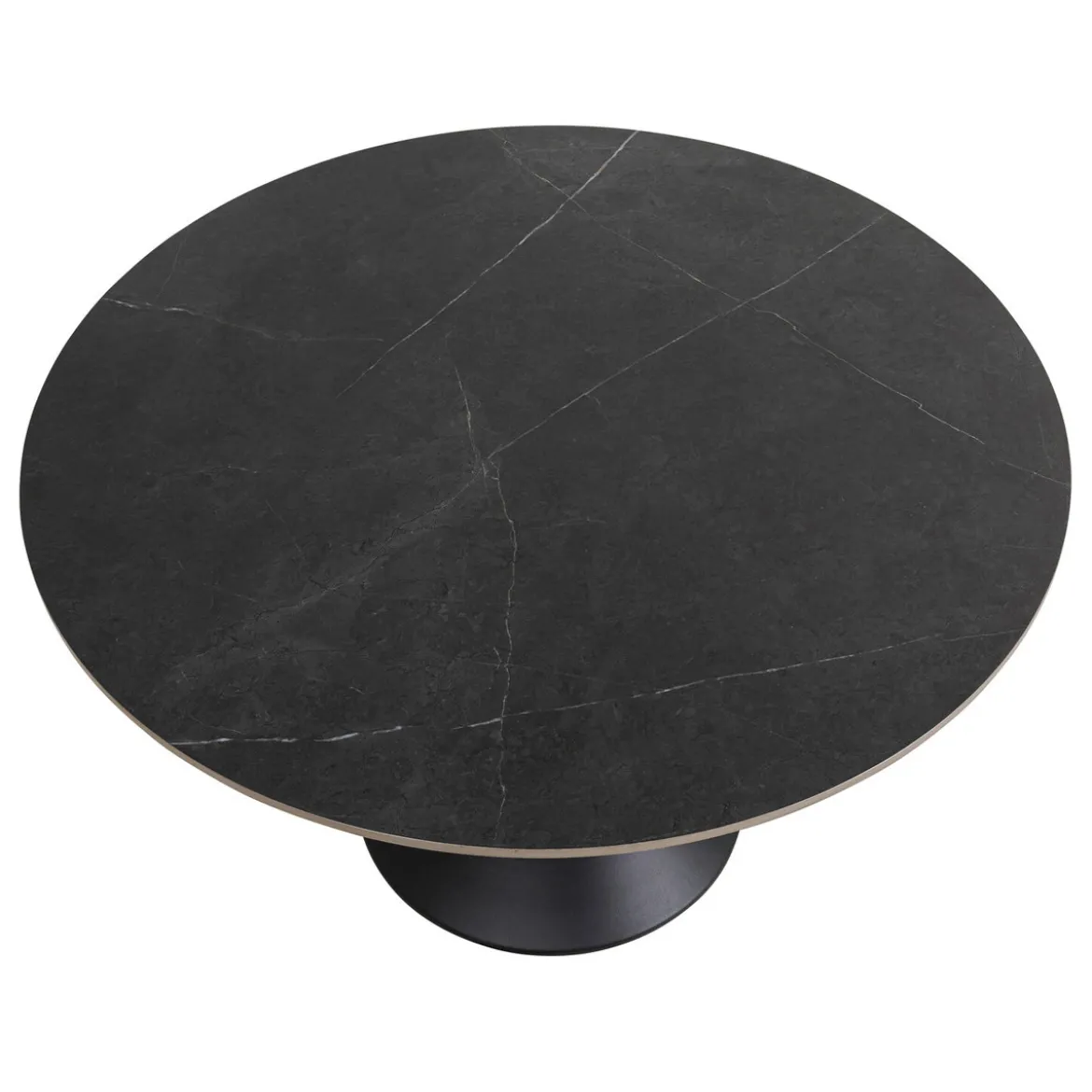 Zwarte ronde eettafel - Kare Design Possibilita