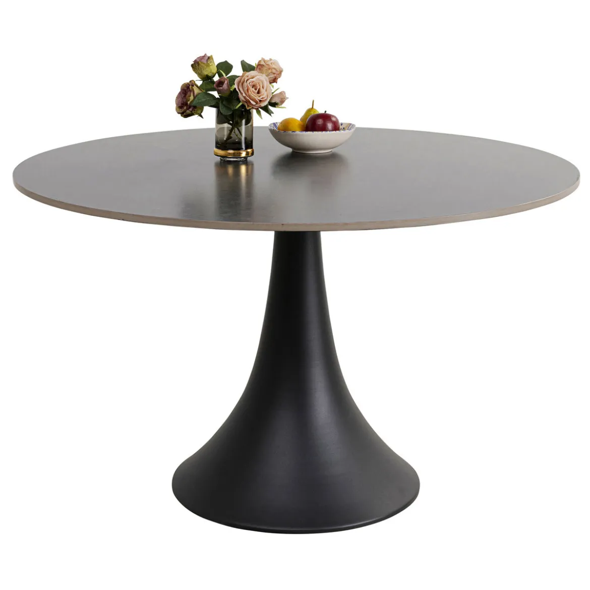 Zwarte ronde eettafel - Kare Design Possibilita