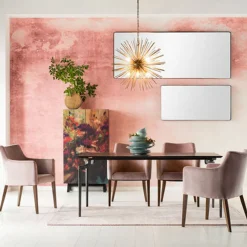 Zwarte spiegel met opstaande rand - Kare Design Ombra Soft