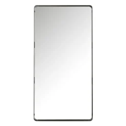 Zwarte spiegel met opstaande rand - Kare Design Ombra Soft