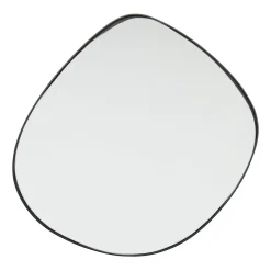 Zwarte spiegel organisch 71x71cm - Kare Design Goteborg