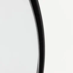 Zwarte spiegel organisch 71x71cm - Kare Design Goteborg