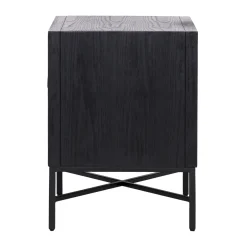 Zwart nachtkastje van hout - Richmond Interiors Blax