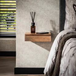 Zwevend nachtkastje acacia (set van 2) - Giani Layer (set van 2)