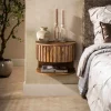 Zwevend nachtkastje hout met legplank - Giani Ridge