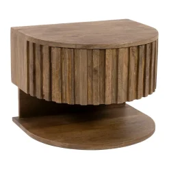 Zwevend nachtkastje hout met legplank - Giani Ridge