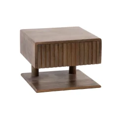 Zwevend nachtkastje met hangende plank - Giani Carve