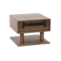 Zwevend nachtkastje met hangende plank - Giani Carve