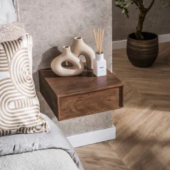 Zwevend nachtkastje met lade - Giani Carve