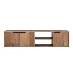 Zwevend tv-meubel teak hout - DTP Home Cosmo
